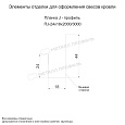 Планка J-профиль 24х18х2000 (ECOSTEEL_T-01-Сосна-0.5) продажа в Калуге, по стоимости 695 ₽.